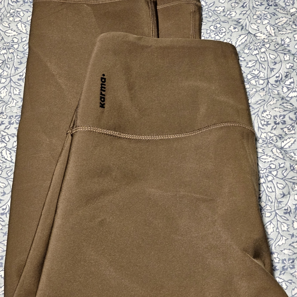 Olive Green Karma. Yoga Pants